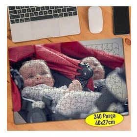 17335 Gülümseyen Yeni Doğan İkiz Bebek 240 Parça Puzzle Yapboz