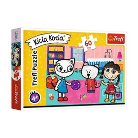 17343 Trefl/60 Puzzle Kicia Kocia Kitty Car Puzzle