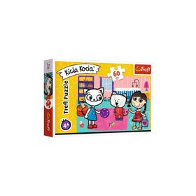 17343 Trefl/60 Puzzle Kicia Kocia Kitty Car Puzzle