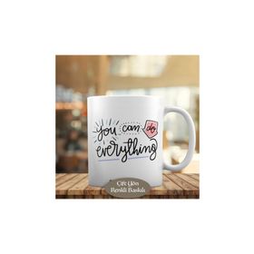 176 You Can Do Everything Yazılı Motivaston Kupa Bardak