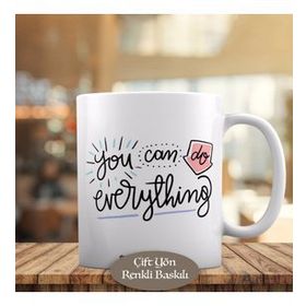 176 You Can Do Everything Yazılı Motivaston Kupa Bardak