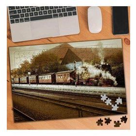 1761605 Tren Yolculuğu Lokomotif 240 Parça Puzzle Yapboz