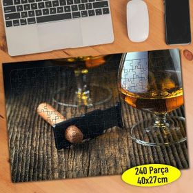 177739 Tobacco Puro İçki Viski Bardağı 240 Parça Puzzle Yapboz