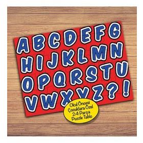 177PZ Renkli Türk Alfabesi Çocuklara Özel Puzzle Yapboz Tablo