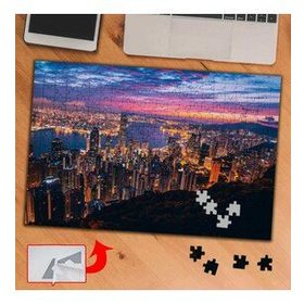 17C98 Işıklı Şehir Manzarası 240 Parça Puzzle Yapboz Tablo