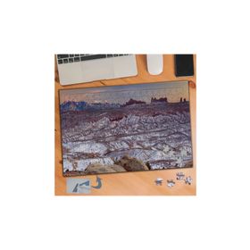 180 Kayalıklarla Kaplı Karlı Arazi 240 Parça Puzzle Yapboz Tablo