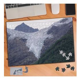 181 Karlı Sıra Dağ Doğa Manzarası 240 Parça Puzzle Yapboz Tablo