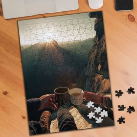 182928 Kamp Uçurumda Çay İçenler 240 Parça Puzzle Yapboz