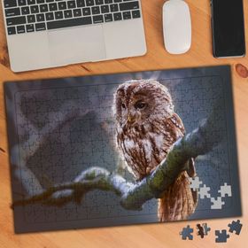 1834152 Daldaki Baykuş 240 Parça Puzzle Yapboz
