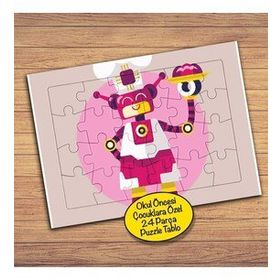 183PZ Aşçı Sevimli Robot Çocuklara Özel Puzzle Yapboz Tablo