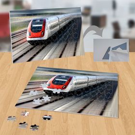1842439 Metro Tren Toplu Taşıma 99 Parça Puzzle Yapboz
