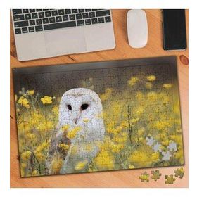 1845060 Gözlemci Beyaz Baykuş 240 Parça Puzzle Yapboz