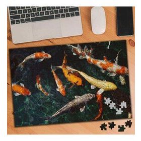 1868779 Rengarenk Süslü Balıklar 240 Parça Puzzle Yapboz