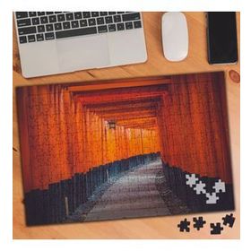 1869216 Turuncu Yol 240 Parça Puzzle Yapboz