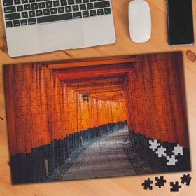 1869216 Turuncu Yol 240 Parça Puzzle Yapboz