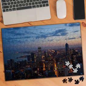 1869425 Şehir Objektif 240 Parça Puzzle Yapboz