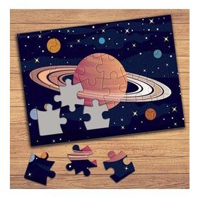 187336 Gök Bilimleri Galaksi Çocuklara Özel Puzzle Yapboz Tablo