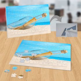 18775234 Şişe Dileği Deniz Kum 99 Parça Puzzle Yapboz Tablo