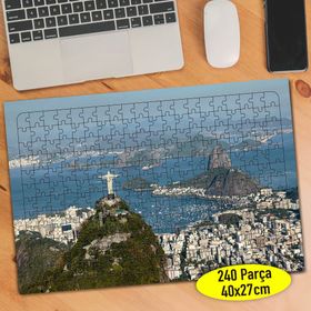 188 Rio de Janeiro Kurtarıcı İsa Heykeli 240 Parça Puzzle Yapboz