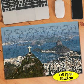 188 Rio de Janeiro Kurtarıcı İsa Heykeli 240 Parça Puzzle Yapboz