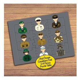18PZ Meslekleri Tanıyalım Çocuklara Özel Puzzle Yapboz Tablo