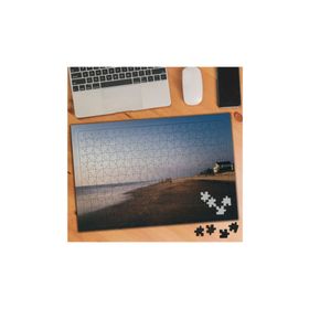 19097 Plaj Yazlık Ev Kıyı 240 Parça Puzzle Yapboz