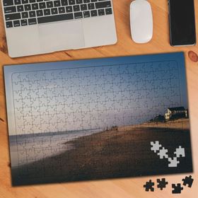 19097 Plaj Yazlık Ev Kıyı 240 Parça Puzzle Yapboz
