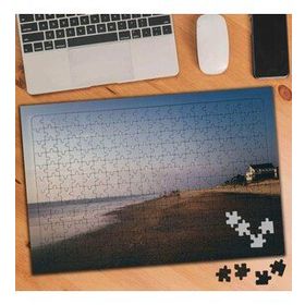 19097 Plaj Yazlık Ev Kıyı 240 Parça Puzzle Yapboz