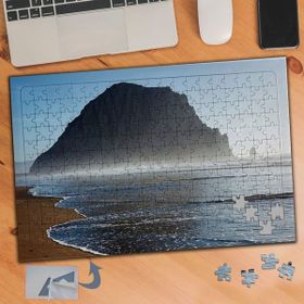 191 Denizdeki Büyük Kaya Parçası 240 Parça Puzzle Yapboz Tablo