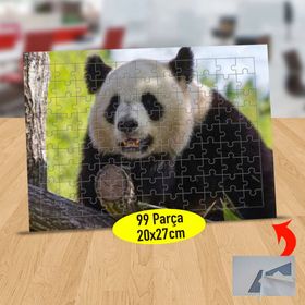 19135190 Ağaçtaki Tatlı Panda 99 Parça Puzzle Yapboz Tablo