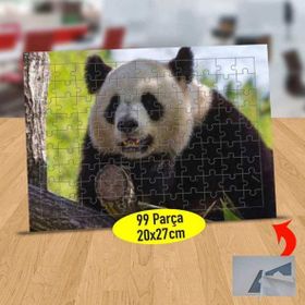 19135190 Ağaçtaki Tatlı Panda 99 Parça Puzzle Yapboz Tablo