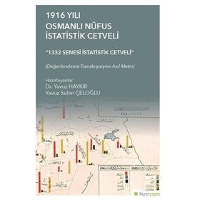1916 Yılı Osmanlı Nüfus İstatistik Cetveli - Yavuz Haykır