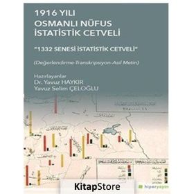 1916 Yılı Osmanlı Nüfus İstatistik Cetveli - Yavuz Haykır