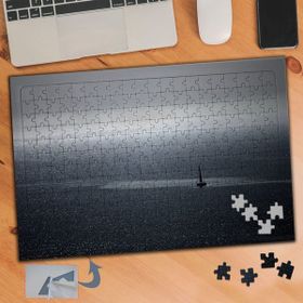 192 Denizde Yelkenli Tekne Manzarası 240 Parça Puzzle Yapboz Tablo