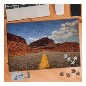 193 Taş Kayalıklar ve Uzayan Yol 240 Parça Puzzle Yapboz Tablo