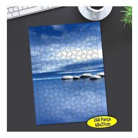 19389426 Mavi Denizde Dizili Taşlar 240 Parça Puzzle Yapboz