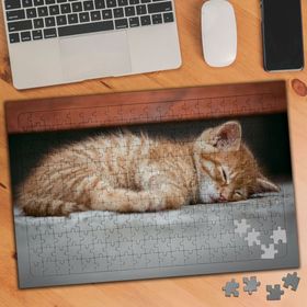 1941089 Tembel Kedi Uykuda 240 Parça Puzzle Yapboz