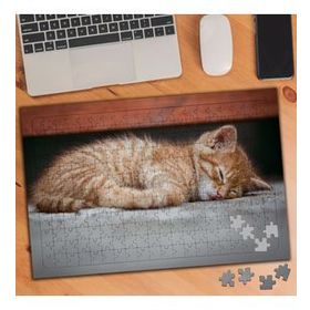 1941089 Tembel Kedi Uykuda 240 Parça Puzzle Yapboz