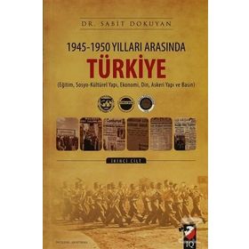 1945-1950 Yılları Arasında Türkiye 2 Cilt Takım - Sabit Dokuyan