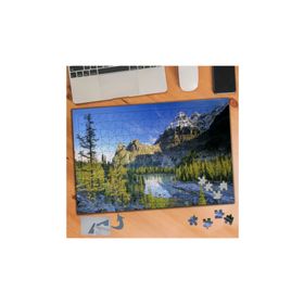 195 Uzun Kısa Ağaçlar ve Dağlar 240 Parça Puzzle Yapboz Tablo