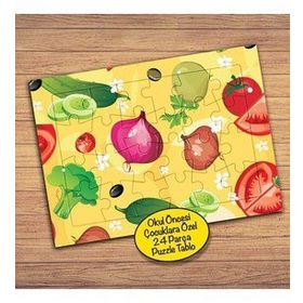 19539 Uçan Sebzeler Çocuklara Özel Puzzle Yapboz Tablo
