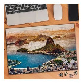 1963744 Tatil Beldesi Ada Deniz 240 Parça Puzzle Yapboz