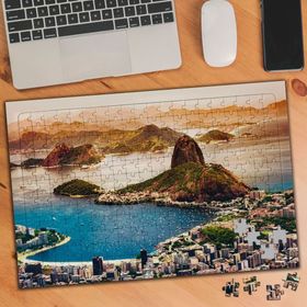 1963744 Tatil Beldesi Ada Deniz 240 Parça Puzzle Yapboz
