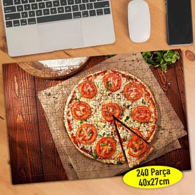 196752029 Üçgen Kesim Lezzetli Pizza 240 Parça Puzzle Yapboz