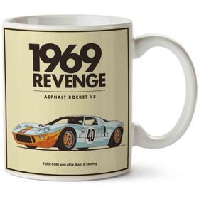 1969 Revenge Gt40 Classic Baskılı Kupa