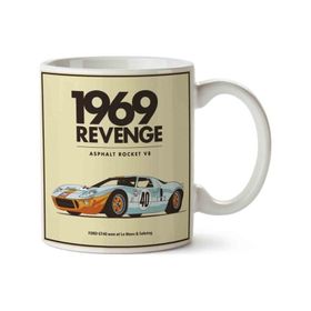 1969 Revenge Gt40 Classic Baskılı Kupa