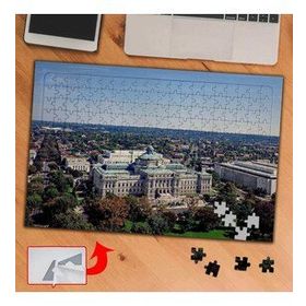 196U Şehir Havadan Çekim Bahçe 240 Parça Puzzle Yapboz Tablo