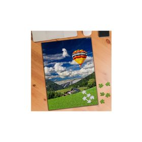 19706416 Doğa Manzarası ve Hava Balonu 240 Parça Puzzle Yapboz