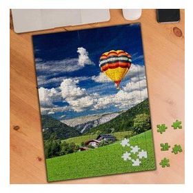 19706416 Doğa Manzarası ve Hava Balonu 240 Parça Puzzle Yapboz