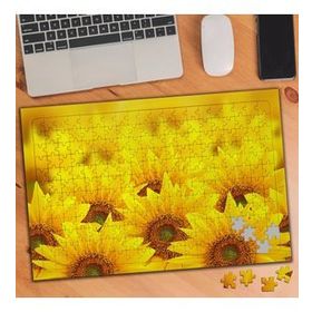 19706417 Çoklu Sarı Çiçekler Peyzaj 240 Parça Puzzle Yapboz